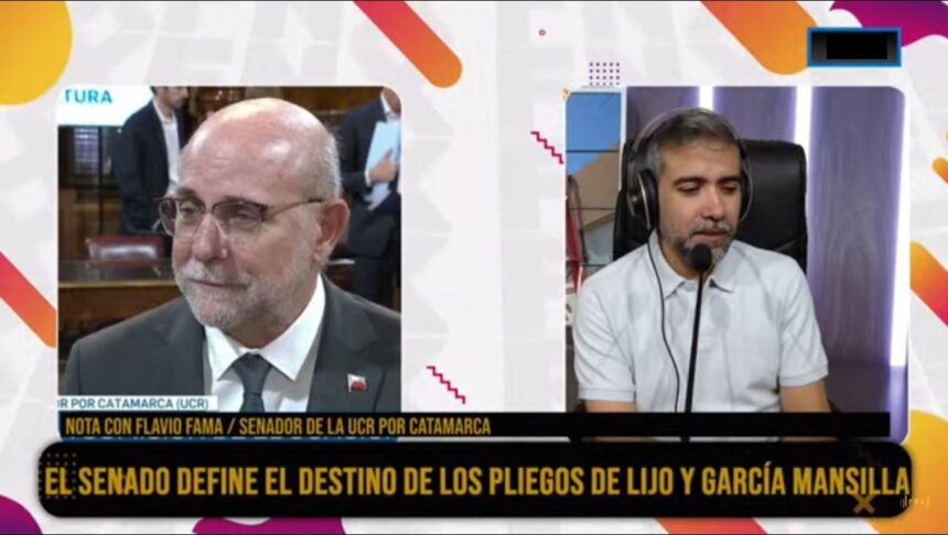 Flavio Fama en Fénix: “no voy a adelantar mi voto en los pliegos de Lijo y García Mansilla” Flavio Fama en Fénix: “no voy a adelantar mi voto en los pliegos de Lijo y García Mansilla”