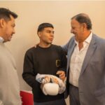 Quintela recibió al campeón sudamericano de Boxeo Agustín “Chiquitín” Contreras