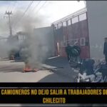 Gremio de camioneros impidió trabajar a empleados de Transporte Chilecito.