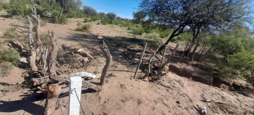 Chepes: denuncian robo de elementos rurales en un campo cercano a Chepes Viejo