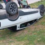 Olta: Vuelco en Ruta Nacional 79, afortunadamente el conductor resultó ileso