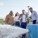 Quintela inauguró perforación en el barrio Las Talas