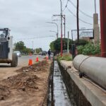 CHEPES | Av. San Martín, AVANZA LA SEGUNDA ETAPA DE CONSTRUCCIÓN DEL CANAL DE DESAGÜE